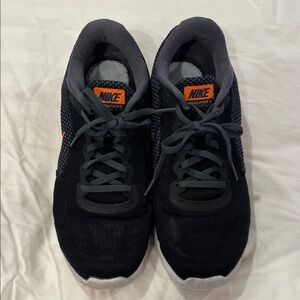 Nike Men's Black & Orange Running Shoes